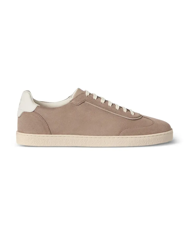 Brunello Cucinelli Sneakers aus Wildleder - Nude Nude