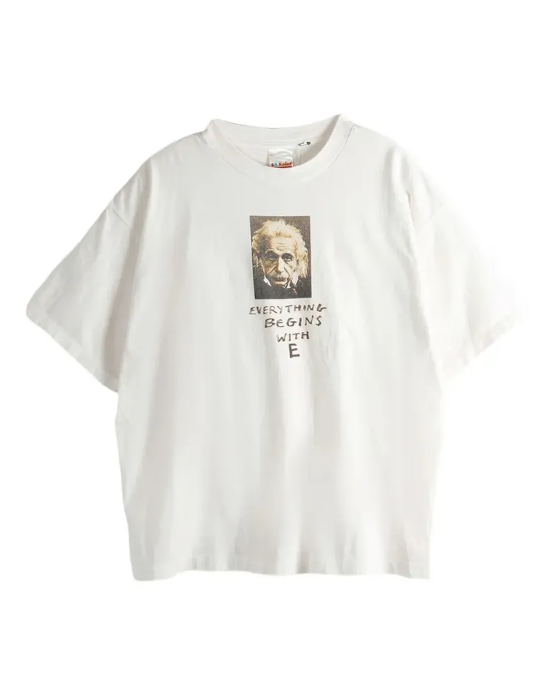 Le Mont Saint Michel graphic-print T-shirt - Weiß Weiß