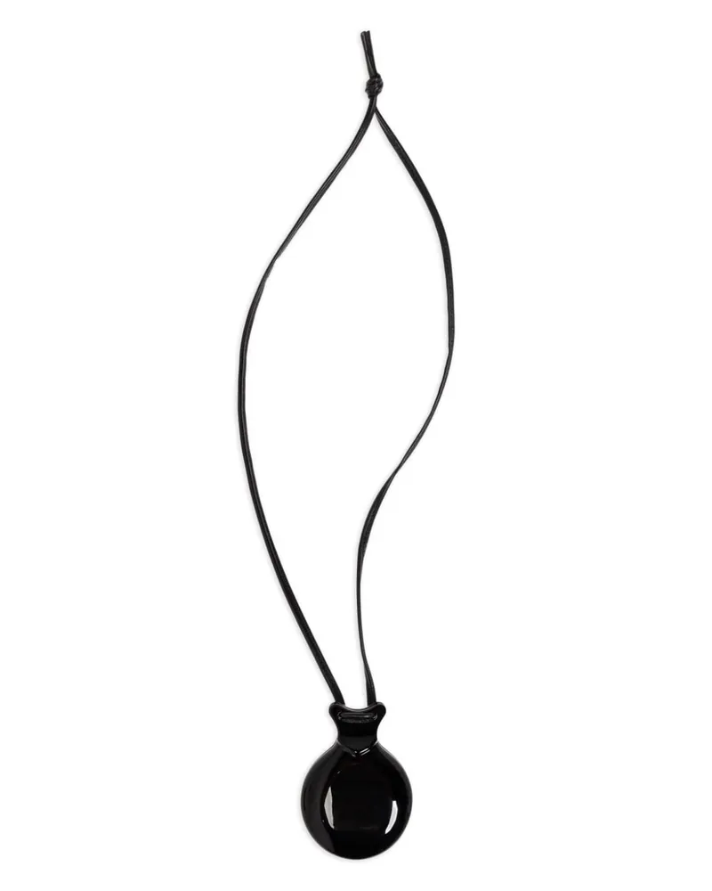 Christophe Lemaire Castanet Halskette - Schwarz Schwarz