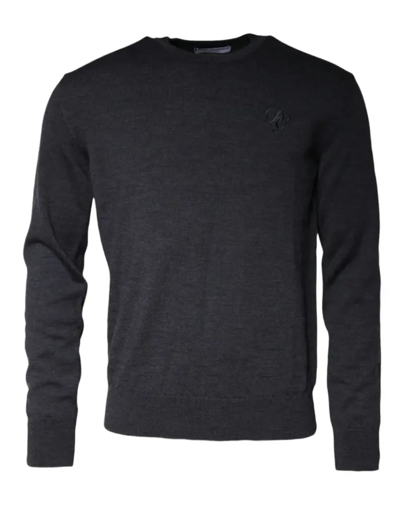 Dolce & Gabbana Pullover mit Logo-Stickerei - Grau Grau