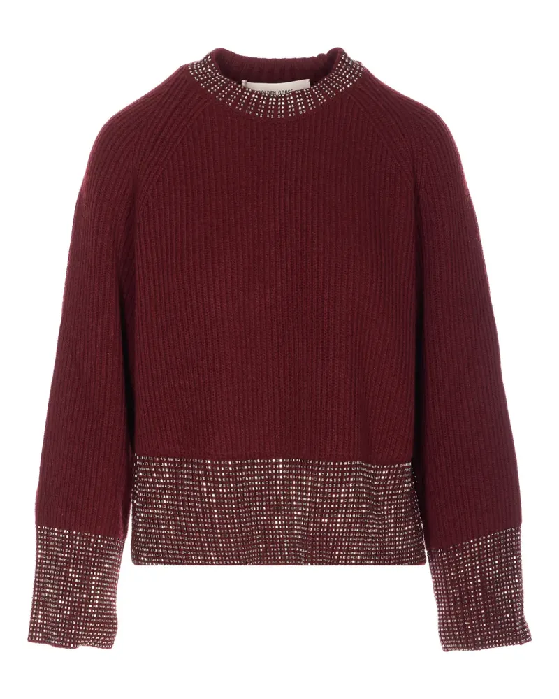 Golden Goose embelished knit sweater - Rot Rot