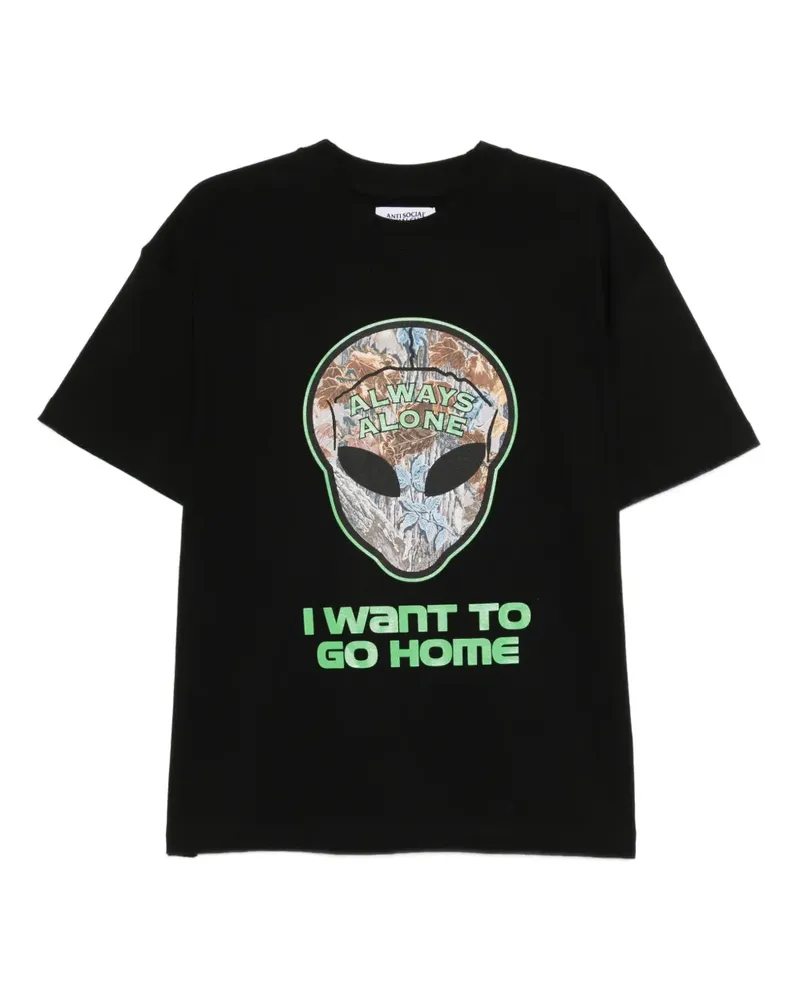 Anti Social Social Club Redneck Alien T-shirt - Schwarz Schwarz
