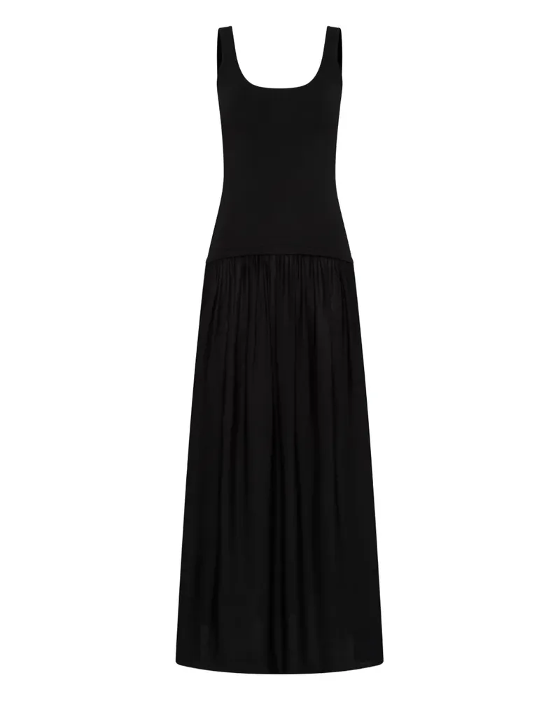 Rebecca Vallance Gerüschtes Kristen Midikleid - Schwarz Schwarz