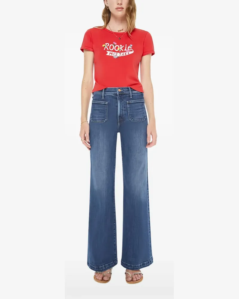 Mother The Itty Bitty Ringer T-Shirt - Rot Rot