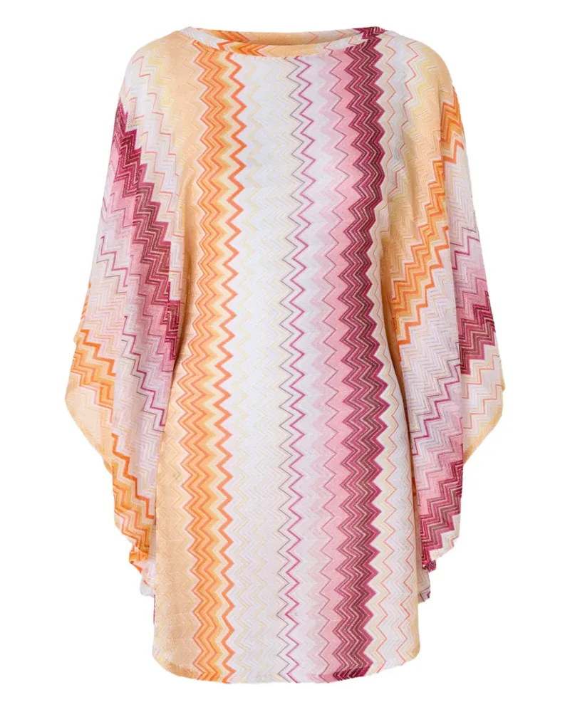 Missoni Kleid mit Zickzackmuster - Rosa Rosa
