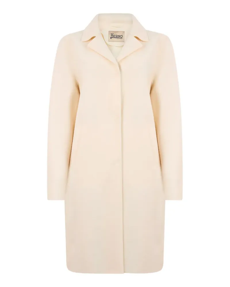 Herno button-up wool coat - Nude Nude