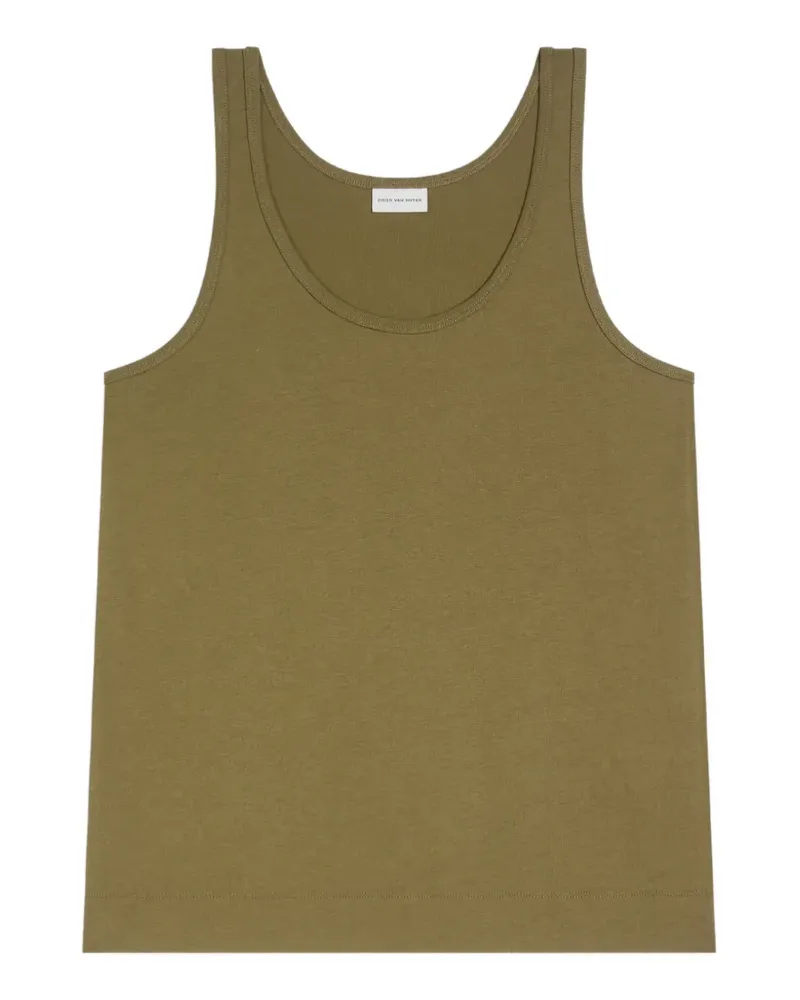 Dries van Noten Klassisches Tanktop - Grün Grün