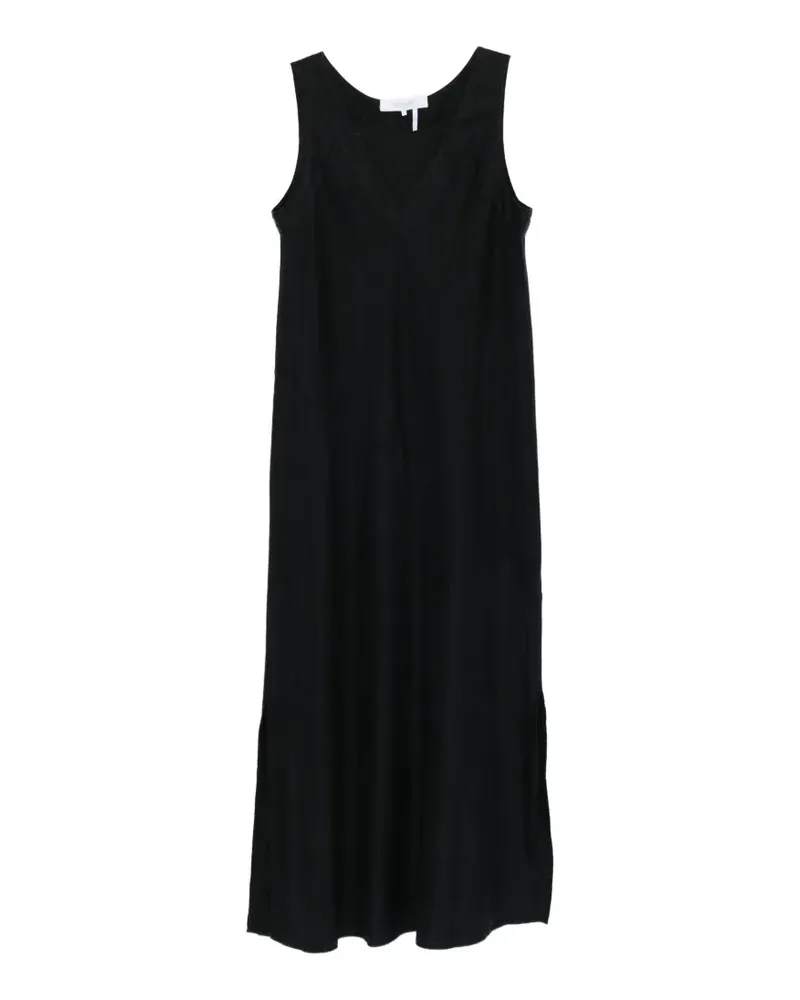 DKNY V-neck maxi dress - Schwarz Schwarz