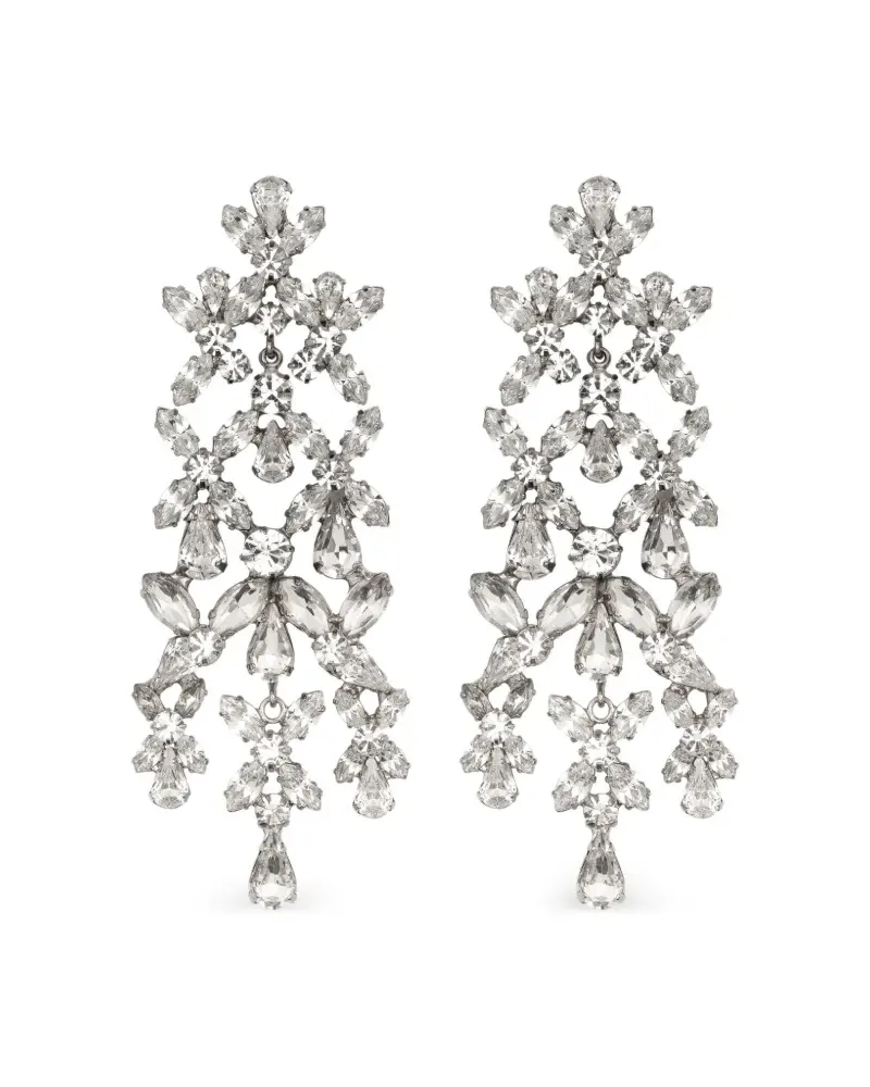 Jennifer Behr Felicity Ohrringe mit Kristallen - Silber Silber