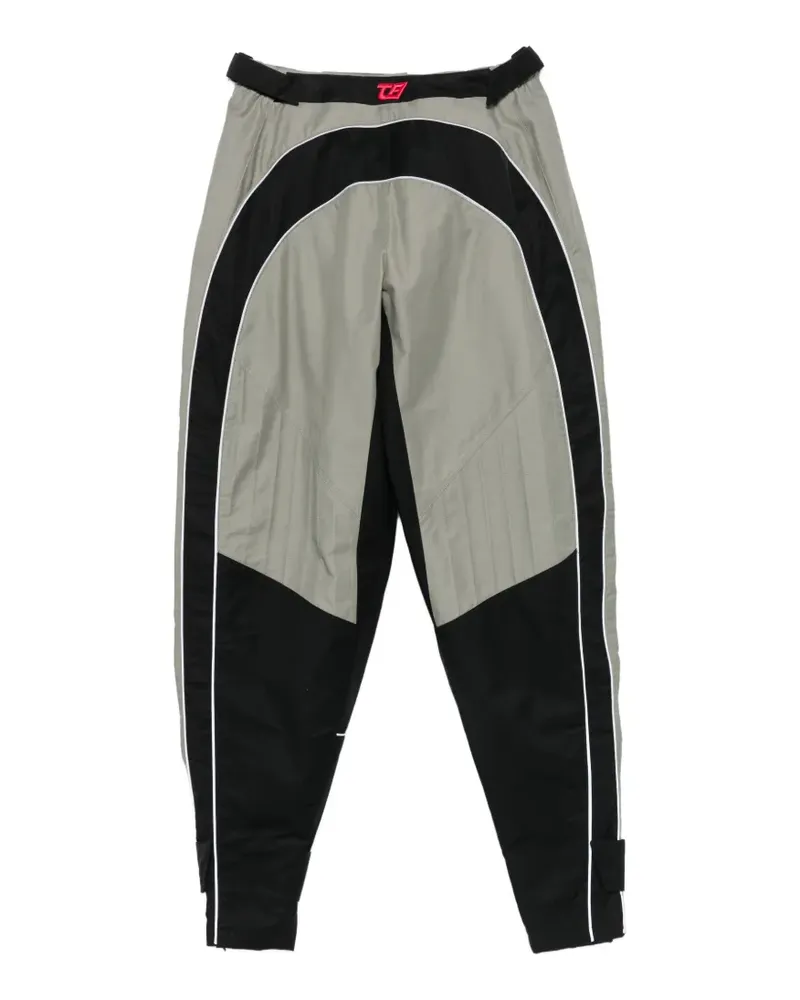ATTICO Hose mit Logo-Patch - Schwarz Schwarz