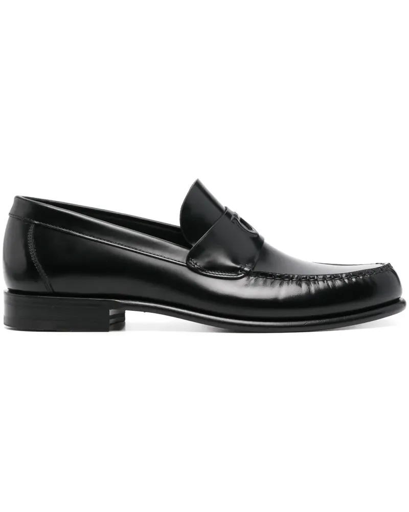 Ferragamo Loafer mit geprägtem Gancio - Schwarz Schwarz