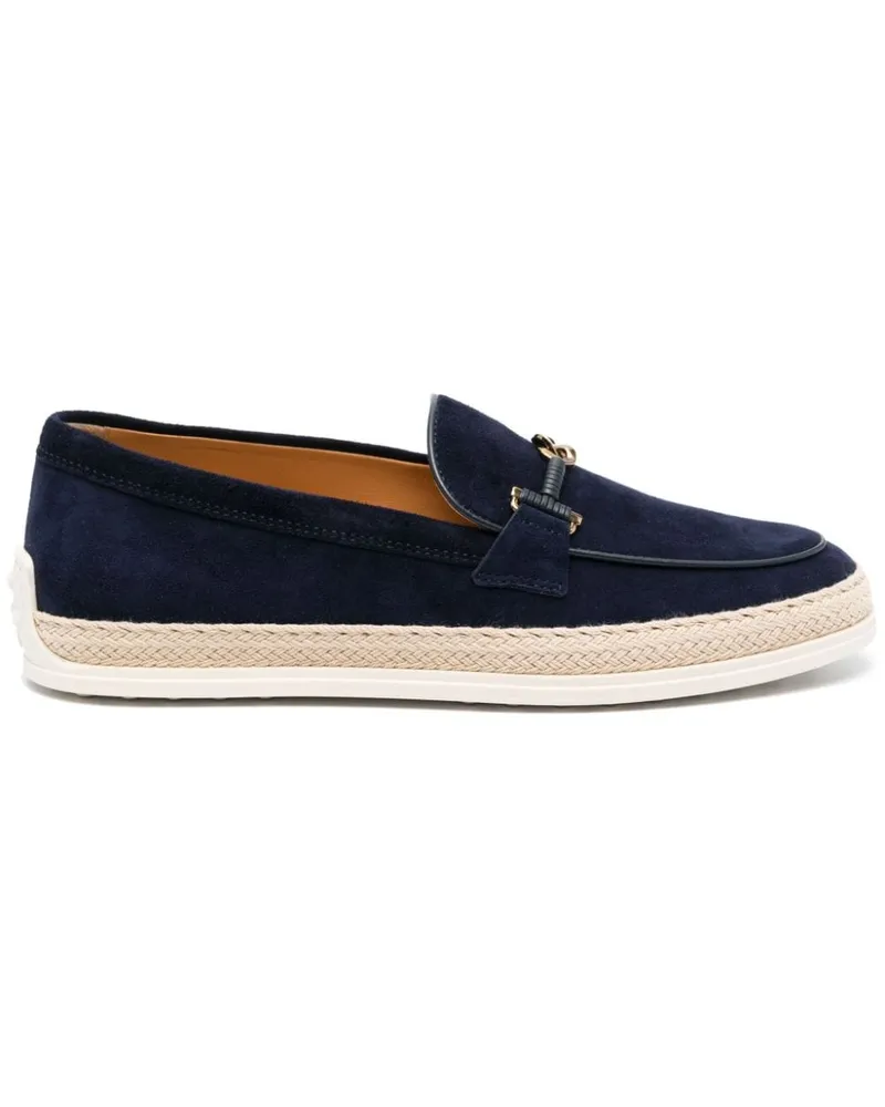 TOD'S Loafer aus Wildleder - Blau Blau