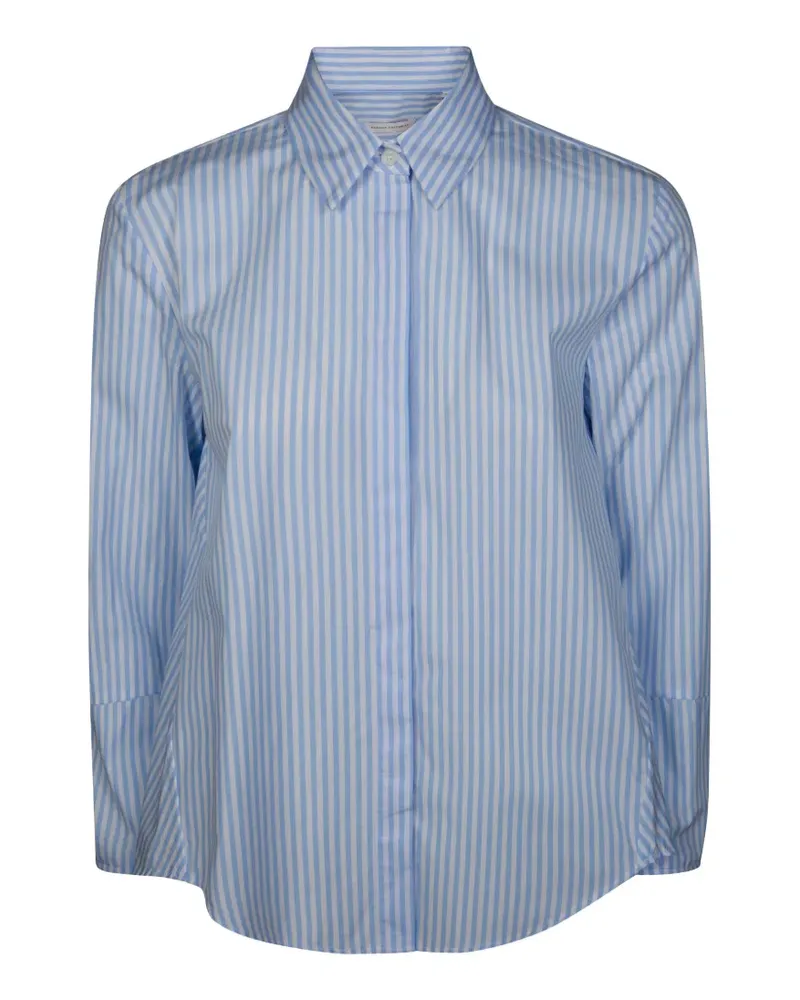 Robert Friedman striped long-sleeve shirt - Blau Blau