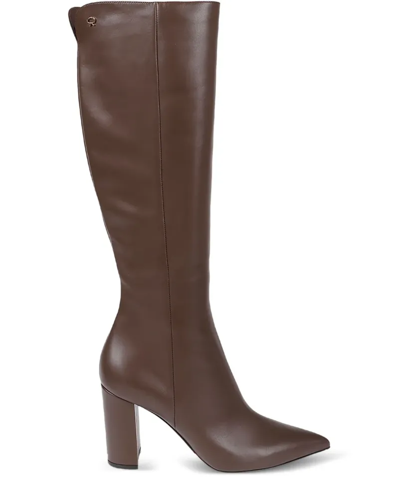 Gianvito Rossi Stiefel mit Blockabsatz - Braun Braun