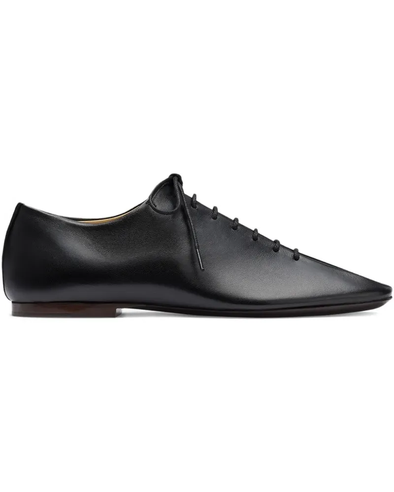 Christophe Lemaire Souris Derby-Schuhe aus Leder - Schwarz Schwarz