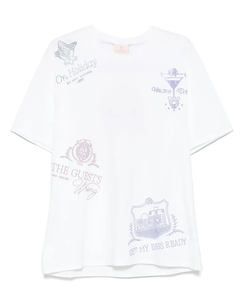 Camilla Klassisches T-Shirt - Weiß Weiß