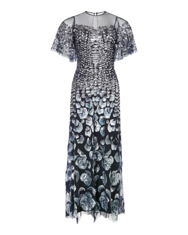 Temperley London Piper maxi dress - Blau Blau