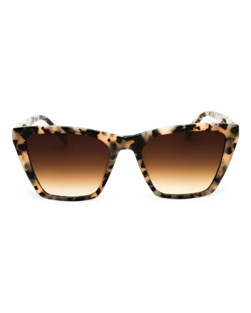 GAP tortoiseshell-effect rectangle-frame sunglasses - Nude Nude