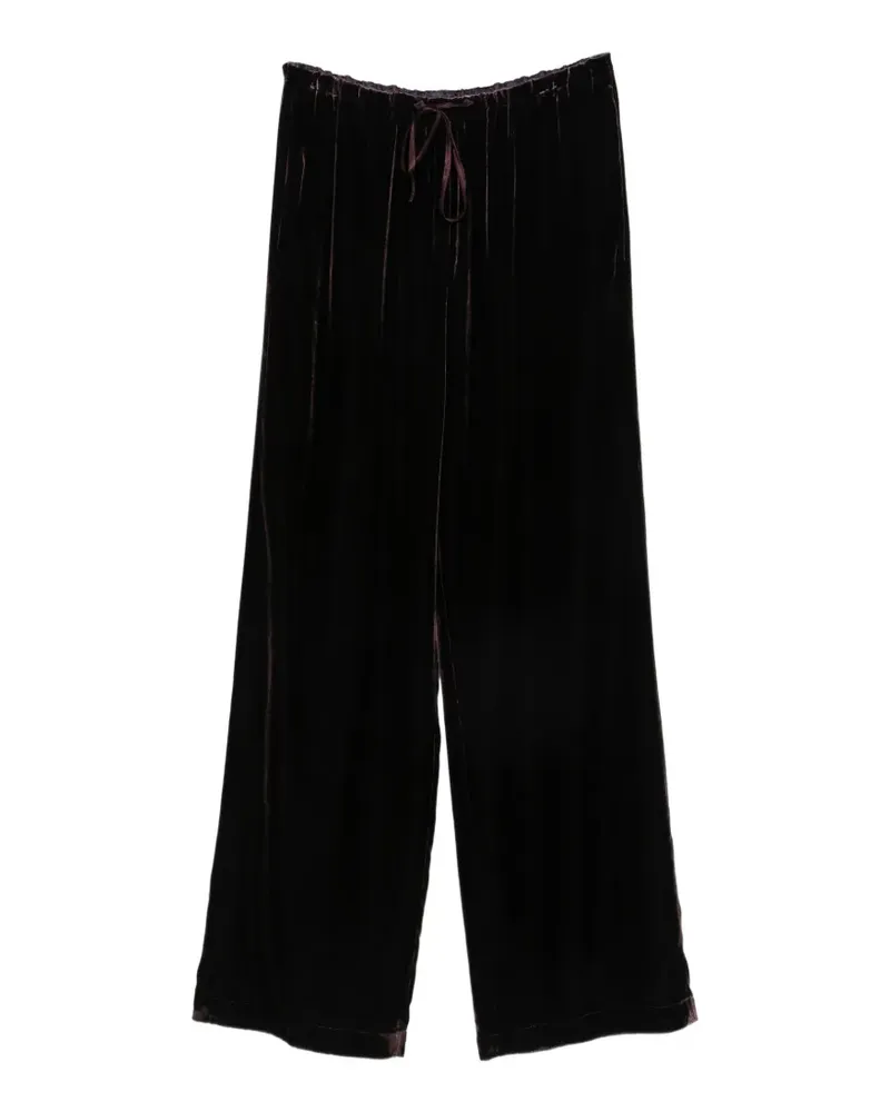 forte_forte Samthose mit Kordelzug - Violett Violett