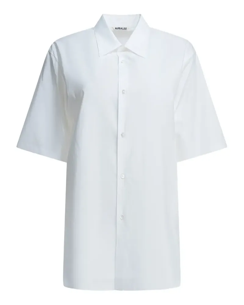 AURALEE short-sleeve shirt - Weiß Weiß