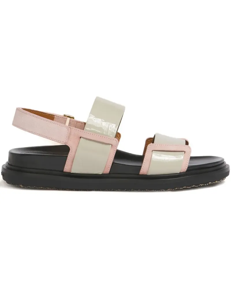 Marni suede strap sandals - Nude Nude