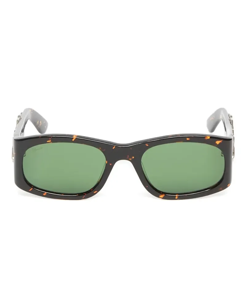 PLEASURES x Akila Eazy Sonnenbrille mit eckigem Gestell - Braun Braun