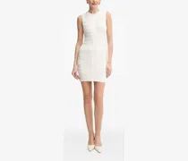 Minikleid mit Reißverschluss - Weiß