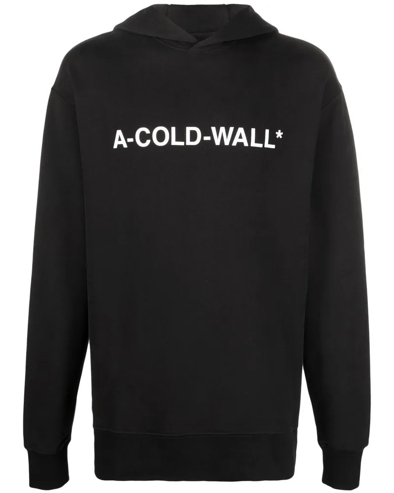 ACW* Hoodie mit Logo-Print Schwarz