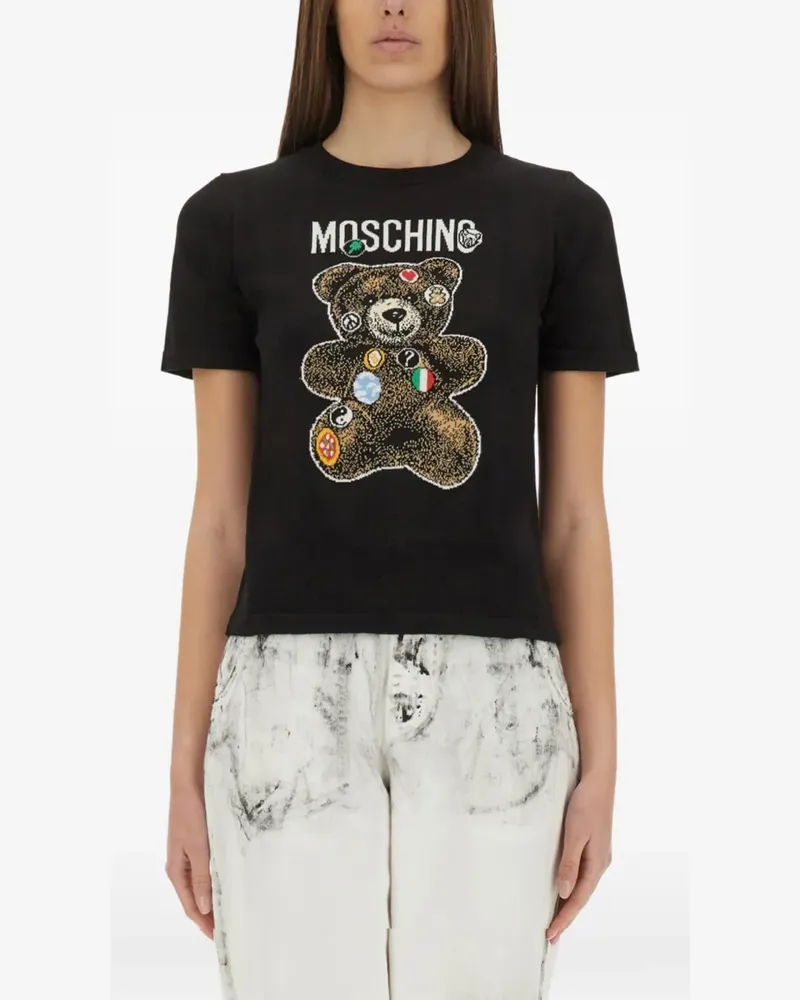 Moschino teddy bear T-shirt - Schwarz Schwarz