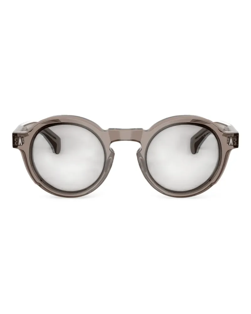 Moncler Aurone Sonnenbrille mit rundem Gestell - Grau Grau