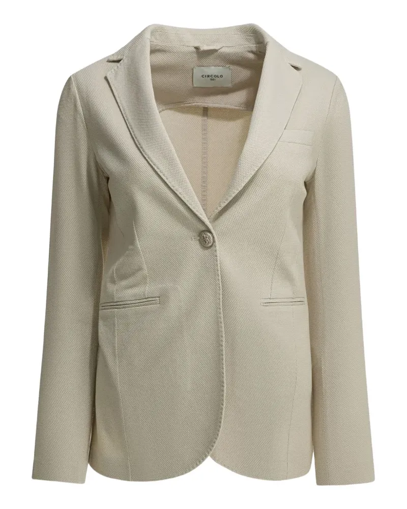 CIRCOLO 1901 single-breasted blazer - Nude Nude