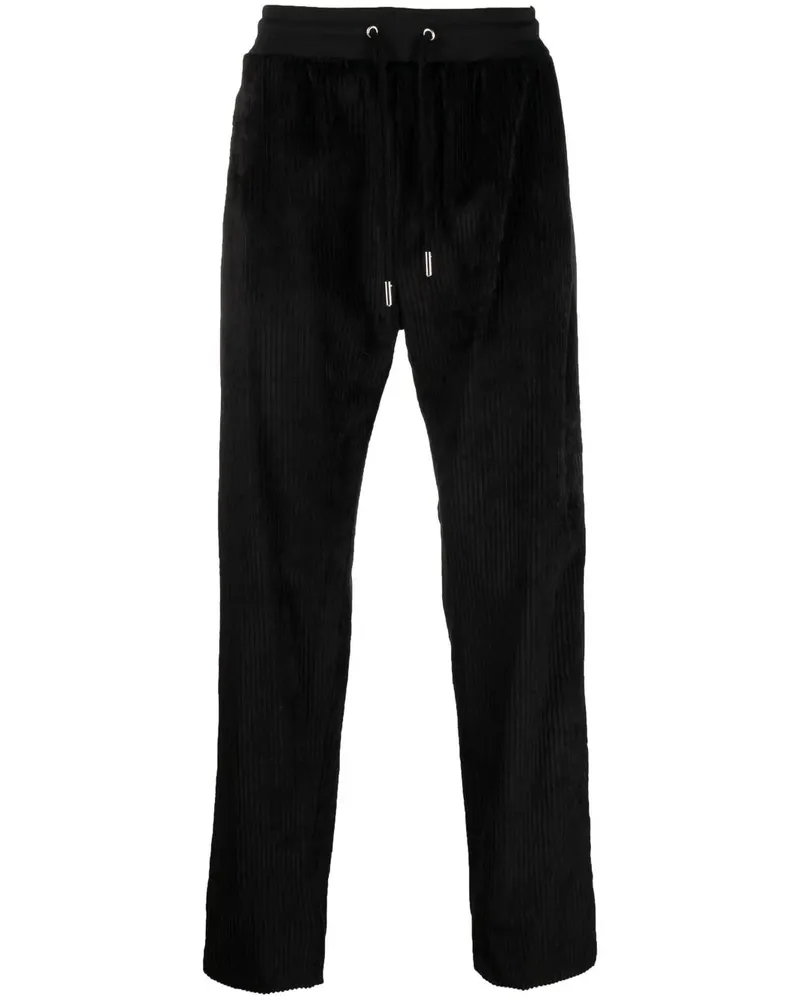 Roberto Cavalli Jogginghose mit Wappen-Patch - Schwarz Schwarz