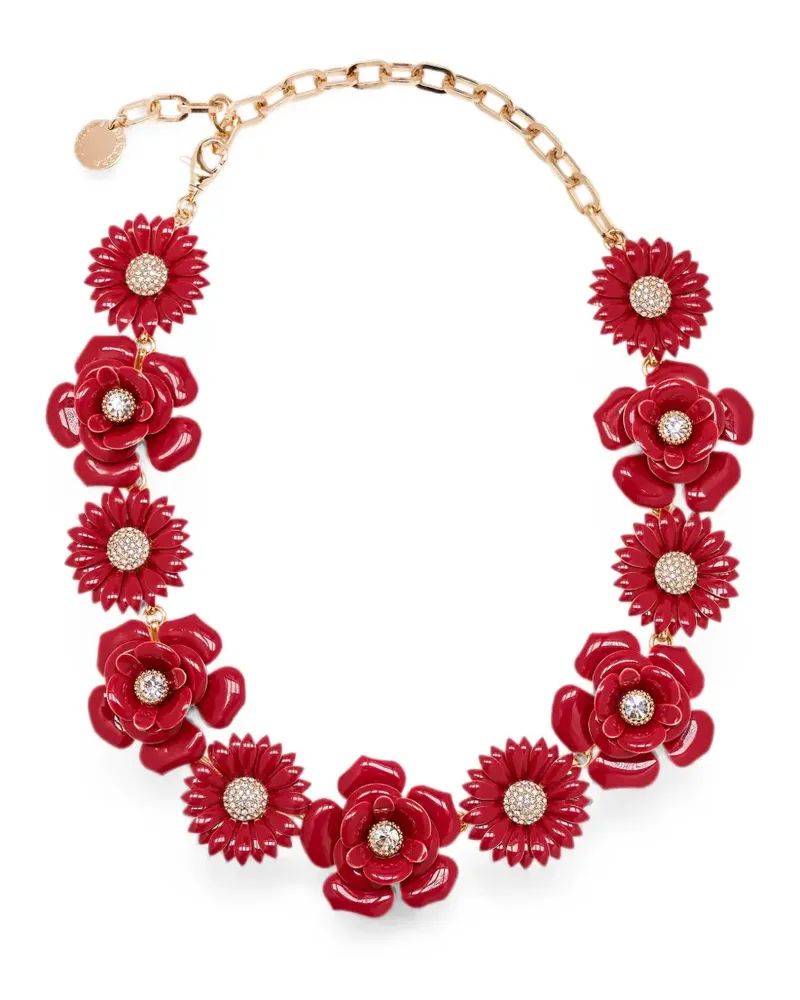 Carolina Herrera New York crystal-embellished necklace - Rot Rot