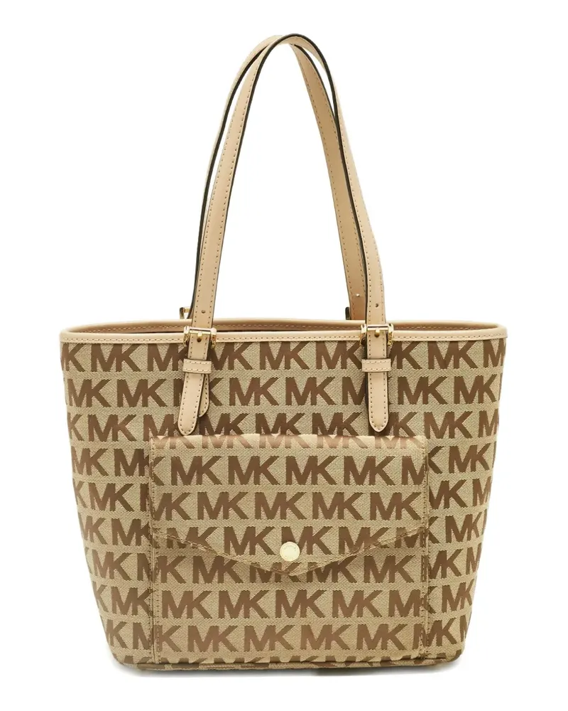 Michael Kors Monogram shoulder bag - Nude Nude