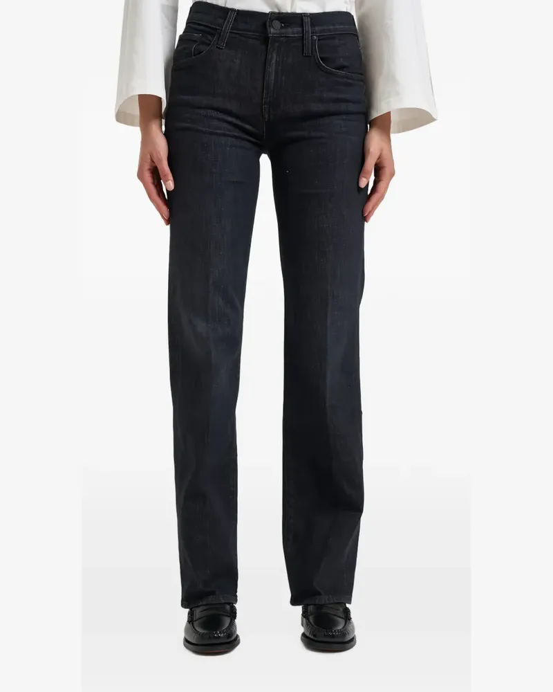 Mother Jeans mit Bügelfalten - Schwarz Schwarz