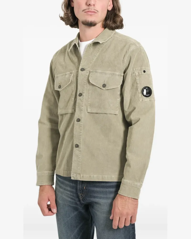 C.P. Company Hemd mit geknöpfter Tasche - Nude Nude