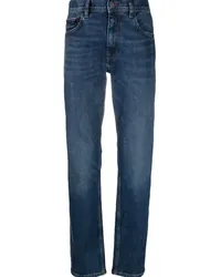 Tommy Hilfiger Halbhohe Straight-Leg-Jeans Blau