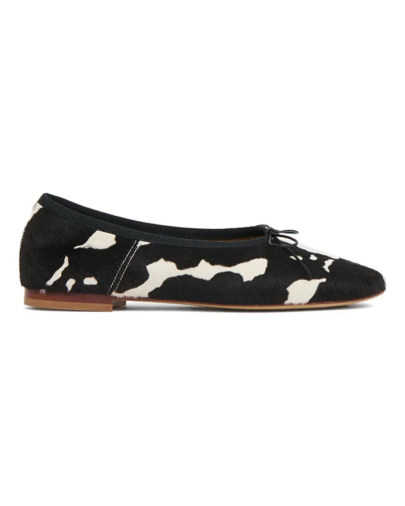 Mansur Gavriel Dream Ballerina pony-hair ballet flats - Schwarz Schwarz