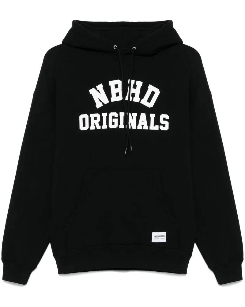 Neighborhood Basic LS Hoodie Schwarz