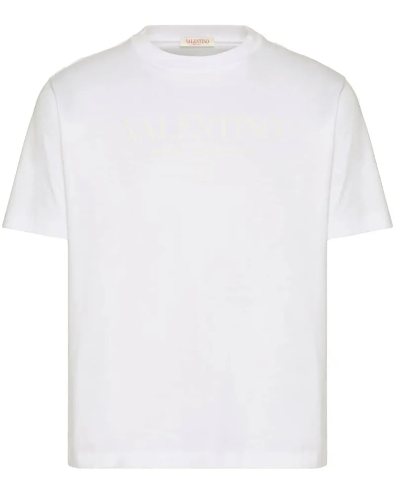 Valentino Garavani T-Shirt mit Logo-Print - Weiß Weiß