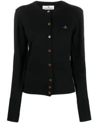 Vivienne Westwood Bestickter Cardigan Schwarz