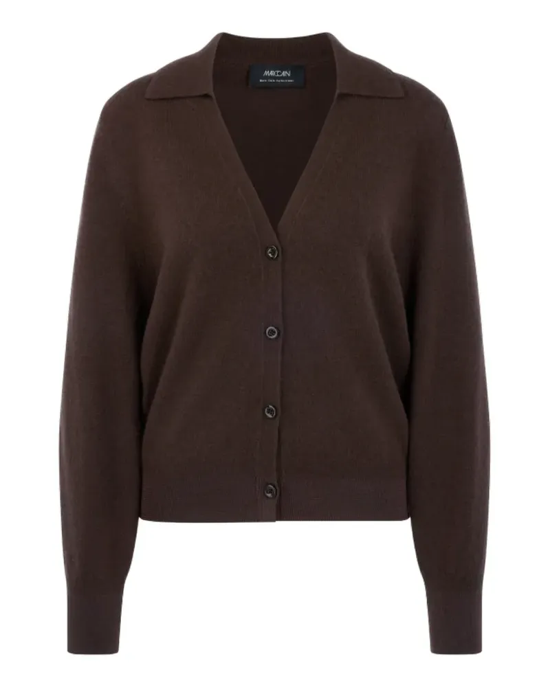 Marc Cain button-up collar cardigan - Braun Braun