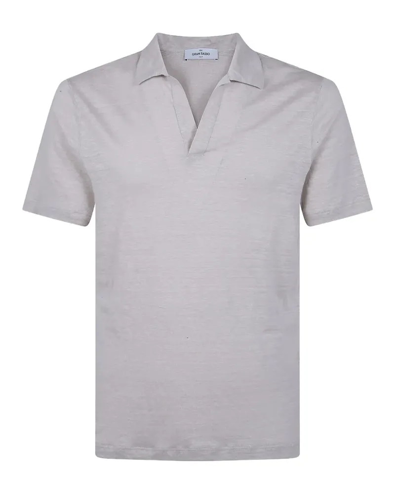 Gran Sasso slub-texture T-shirt - Nude Nude