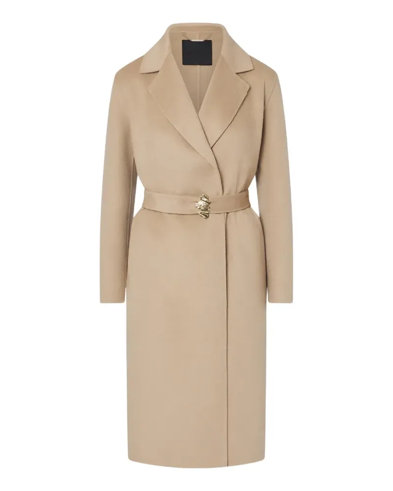 Liu Jo long coat with jewel embroidery - Nude Nude