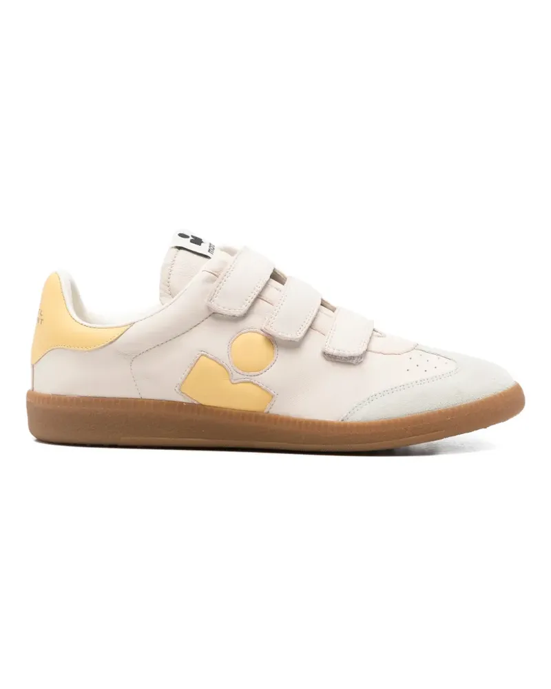 Isabel Marant Beth side logo sneakers - Nude Nude