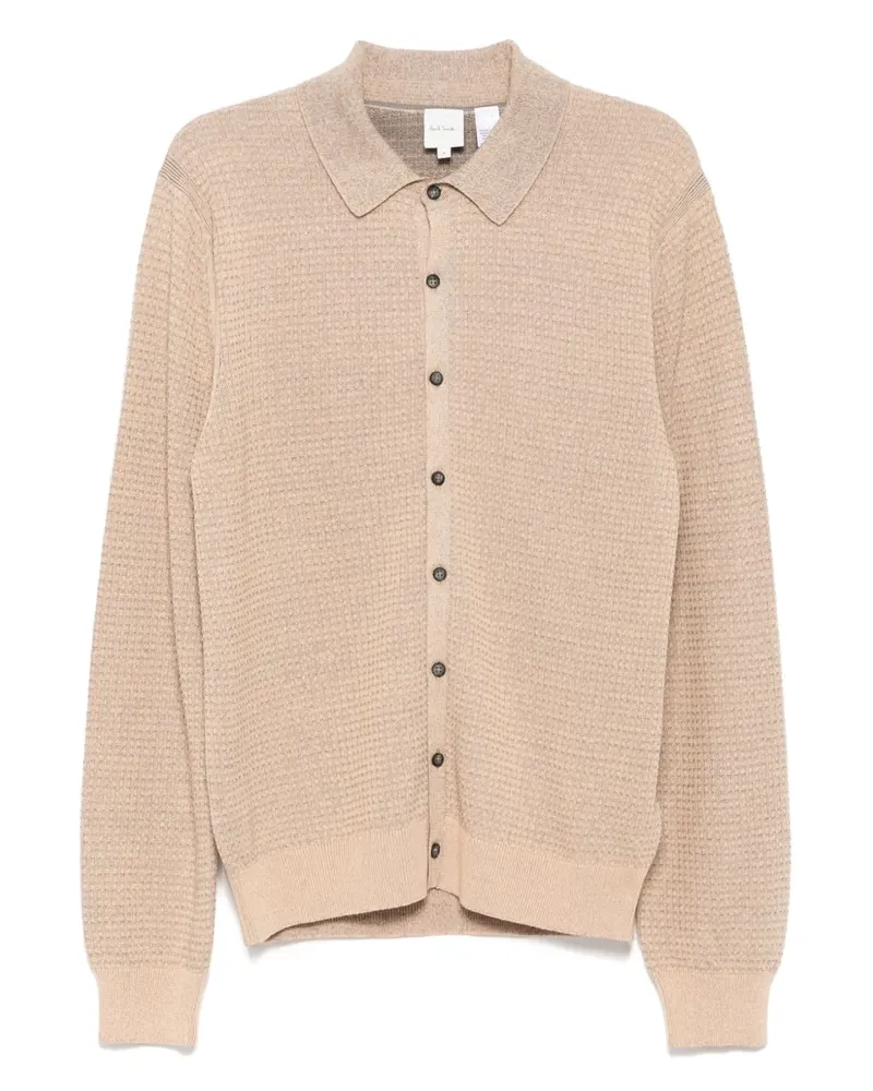 Paul Smith Poloshirt aus Popeline - Nude Nude