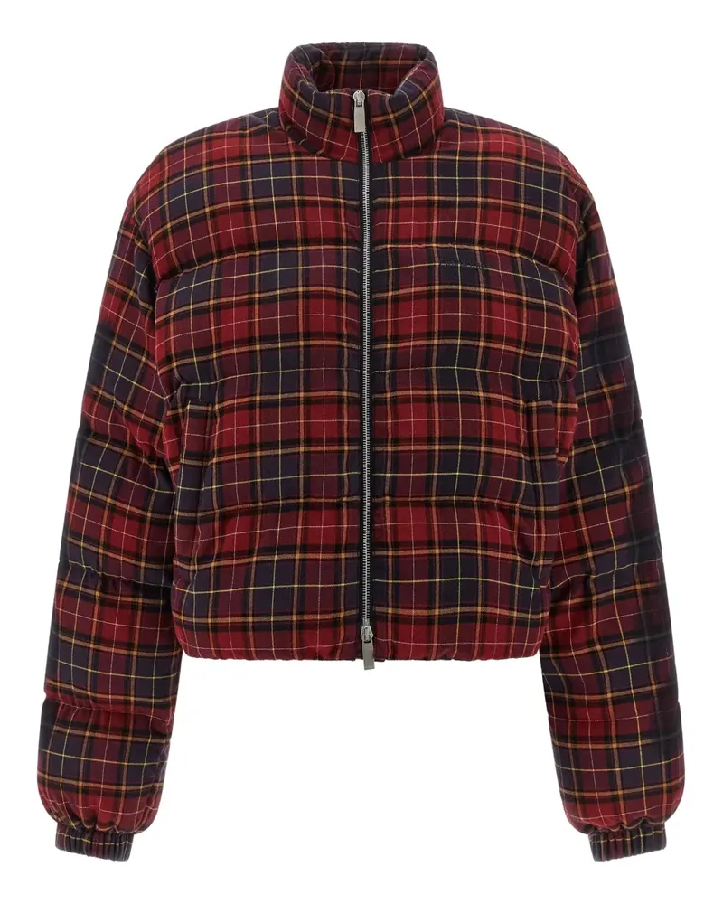 OFF-WHITE Karierte Arrow Bomberjacke - Rot Rot