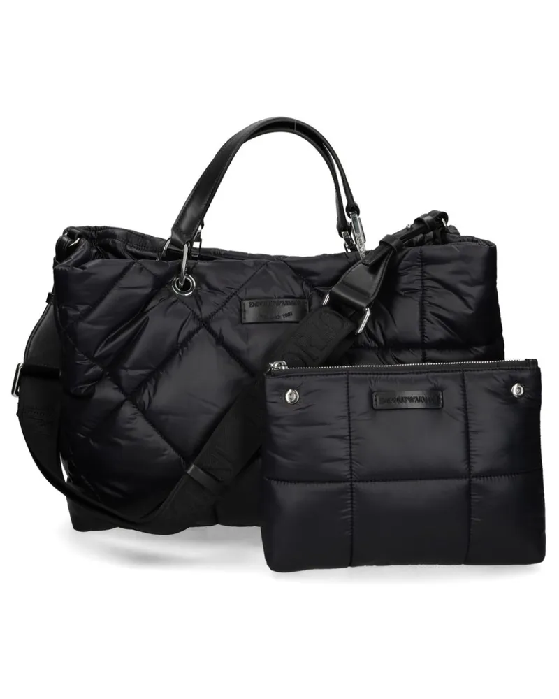 Emporio Armani Mittelgroße Myea Tote Bag - Schwarz Schwarz