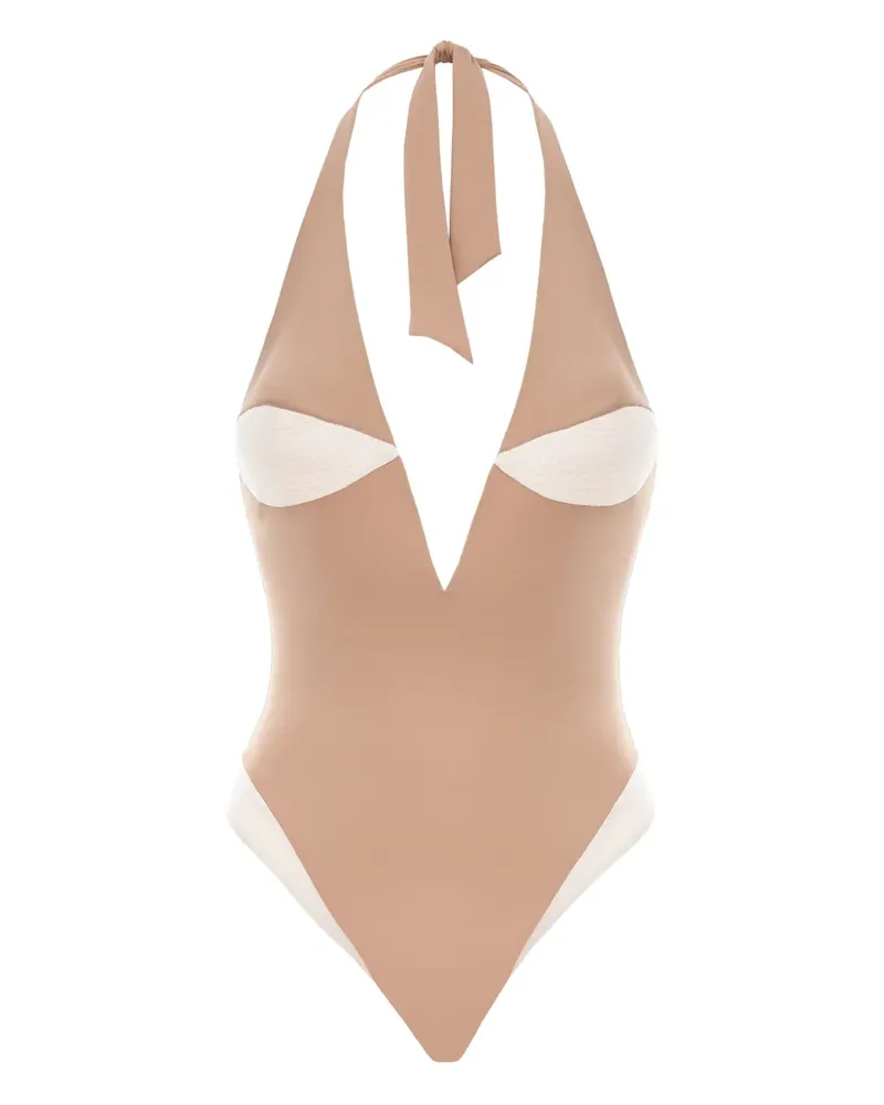 Noire Swimwear Sienna Badeanzug - Nude Nude
