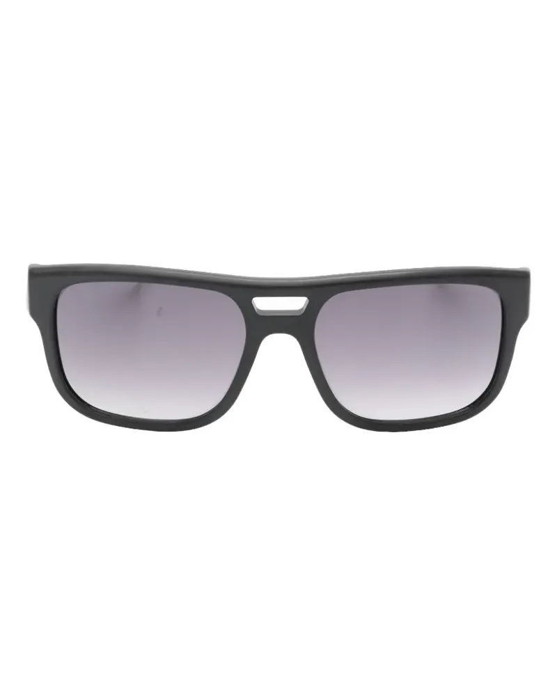 Emporio Armani rectangle-frame sunglasses - Schwarz Schwarz